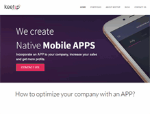 Tablet Screenshot of keetup.com